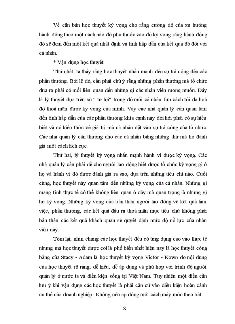 image for page Cơ sở lý luận về động lực và tạo động lực trong lao động