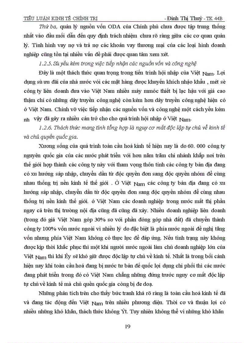 image for page Toàn cầu hoá và hội nhâp kinh tế quốc tế