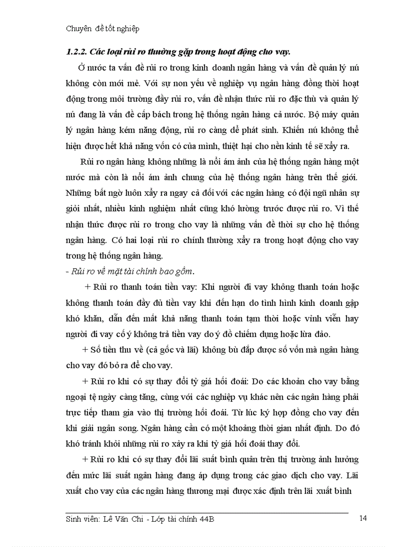 image for page Giải pháp hạn chế rủi ro trong hoạt động cho vay của Ngân hàng công thương Thanh Hoá