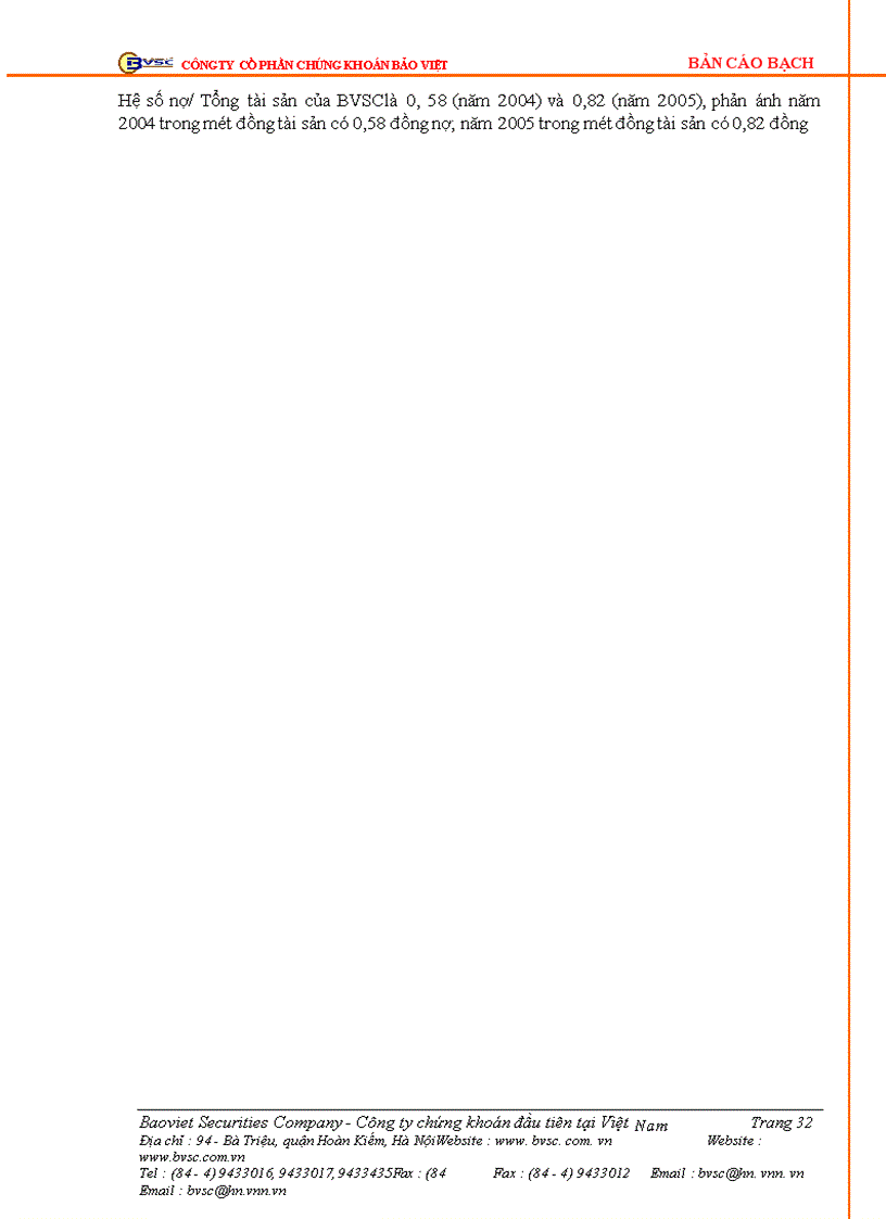 image for page Bản cáo bạch Công ty Cổ phần Chứng khoán Bảo Việt