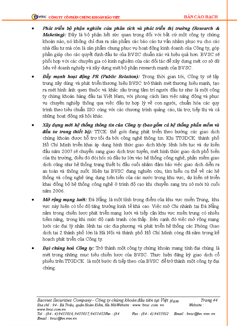 image for page Bản cáo bạch Công ty Cổ phần Chứng khoán Bảo Việt