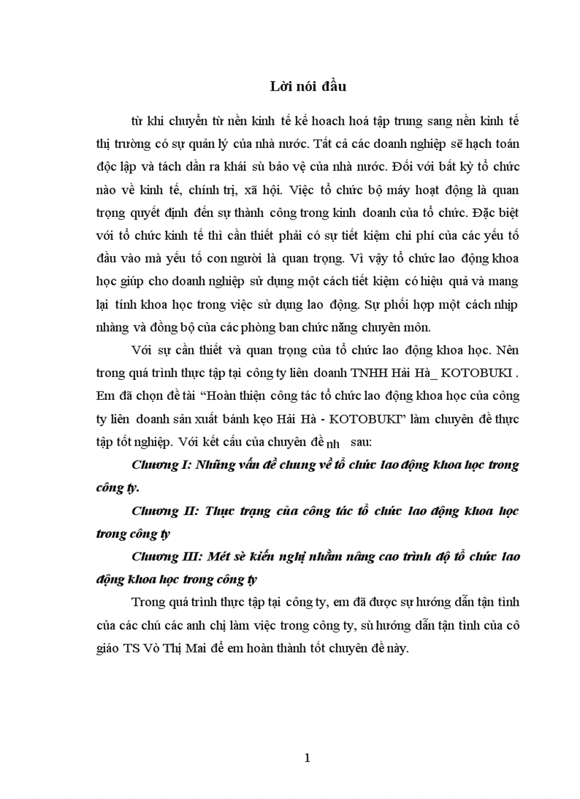 image for page Hoàn thiện công tác tổ chức lao động khoa học của công ty liên doanh sản xuất bánh kẹo Hải Hà-KOTOBUKI