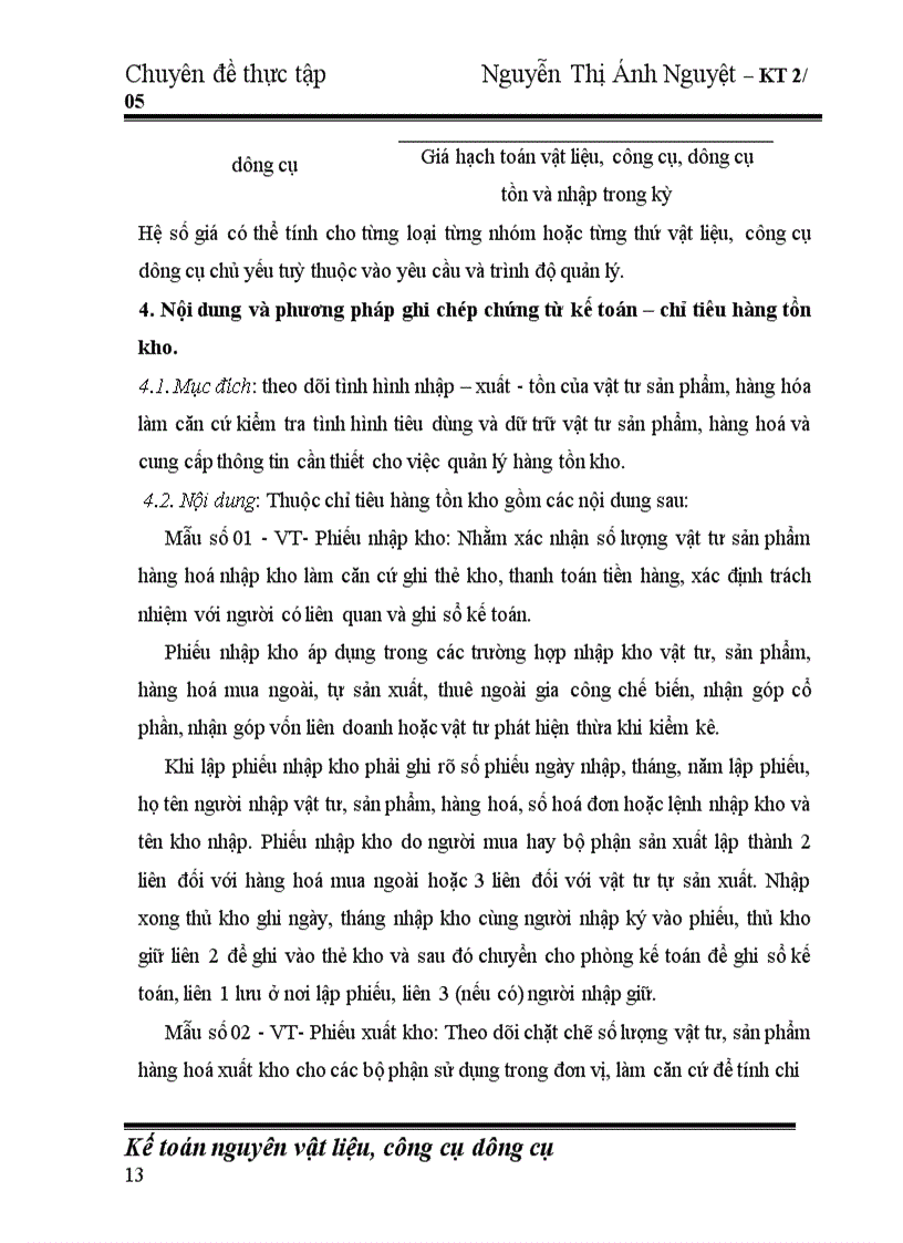 image for page Hoàn thiện công tác kế toán nguyên vật liệu, công cụ dụng cụ tại Công ty cổ phần nhiệt điện Phả Lại.