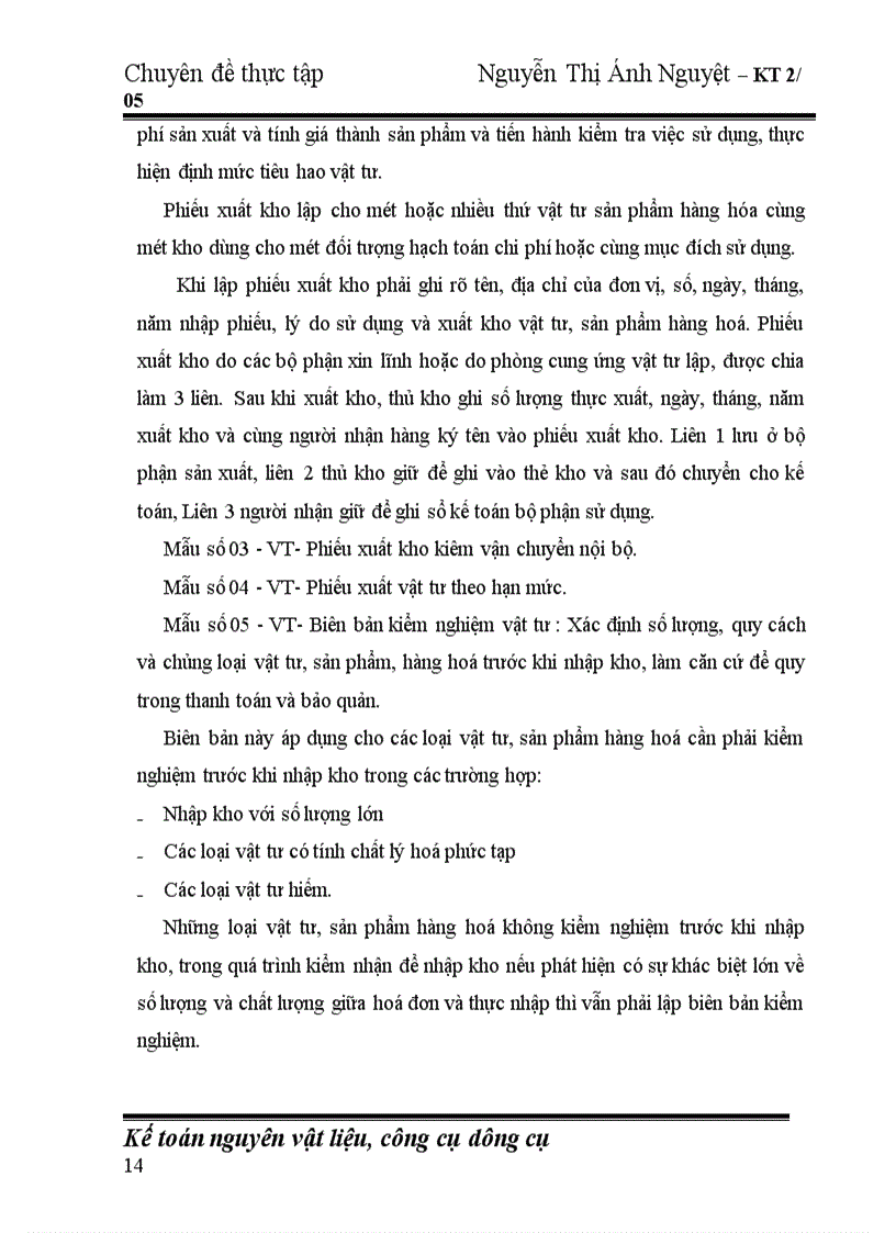 image for page Hoàn thiện công tác kế toán nguyên vật liệu, công cụ dụng cụ tại Công ty cổ phần nhiệt điện Phả Lại.