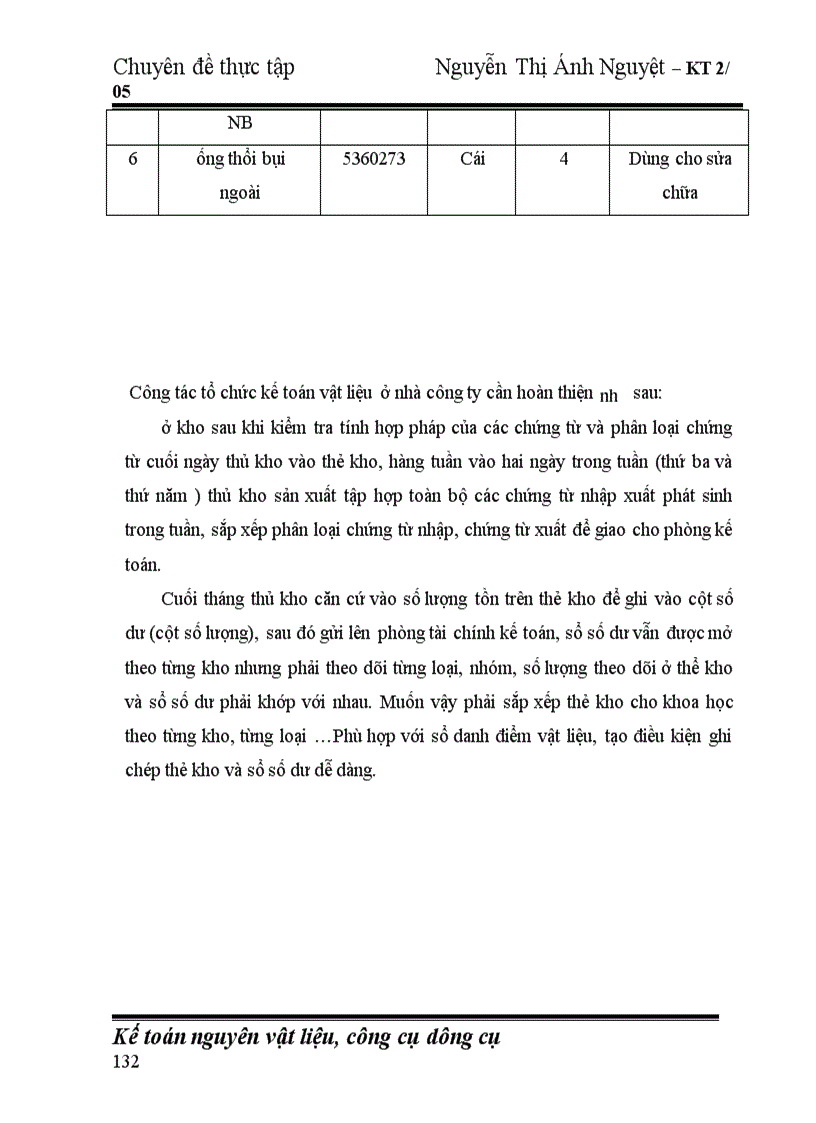 image for page Hoàn thiện công tác kế toán nguyên vật liệu, công cụ dụng cụ tại Công ty cổ phần nhiệt điện Phả Lại.