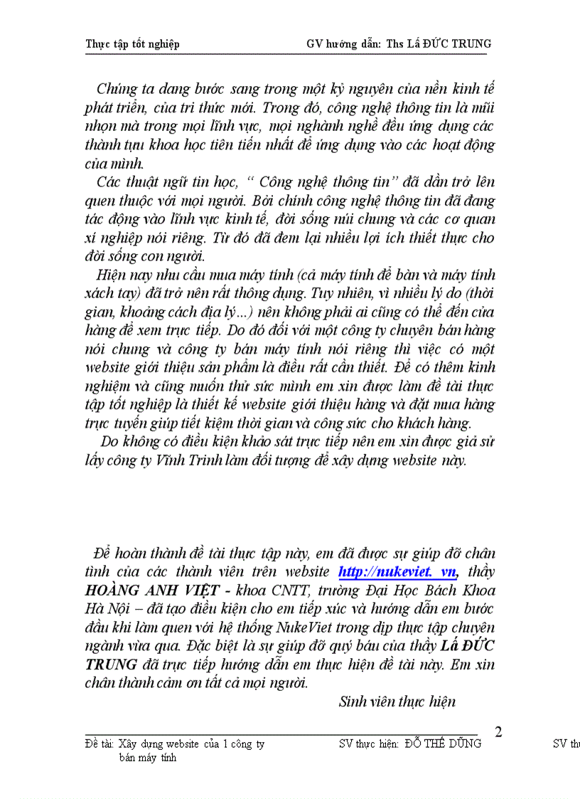 image for page Xây dựng website của một công ty bán máy vi tính