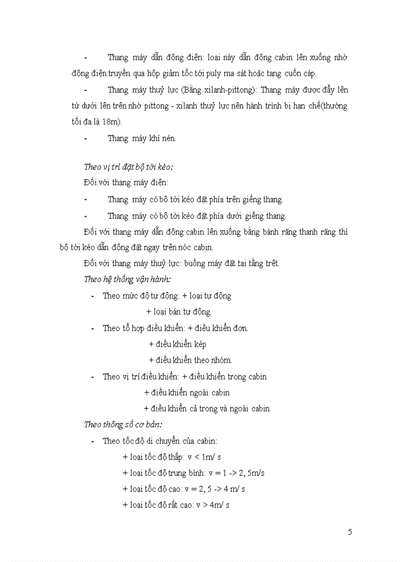 image for page Thiết kế hệ truyền động cho thang máy chở hàng