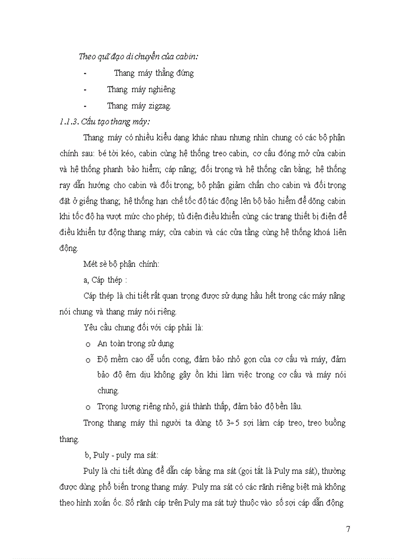 image for page Thiết kế hệ truyền động cho thang máy chở hàng