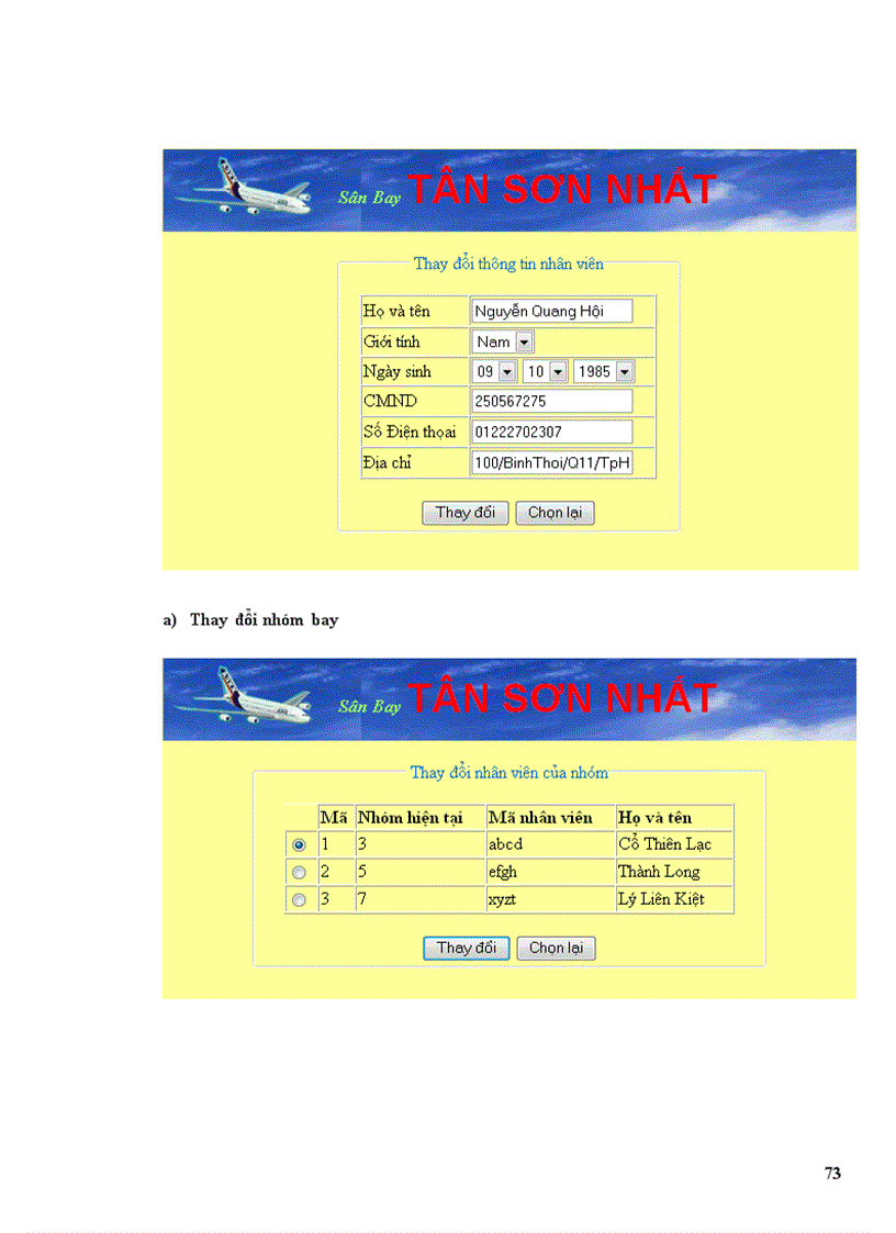 image for page Phân tích và thiết kế hệ thống quản lý chuyến bay của một sân bay