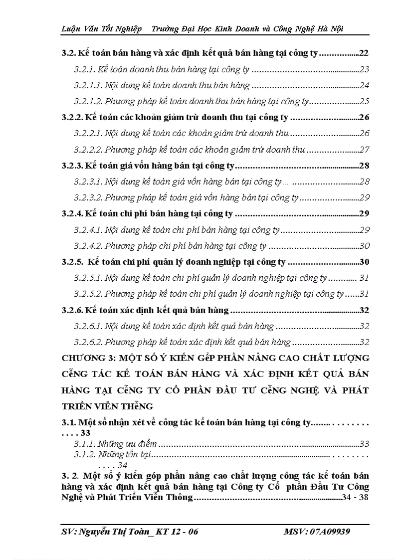 image for page Kế toán bán hàng và xác định kết quả bán hàng tại Công ty Cổ Phần Đầu Tư Công Nghệ và Phát Triển Viễn Thông