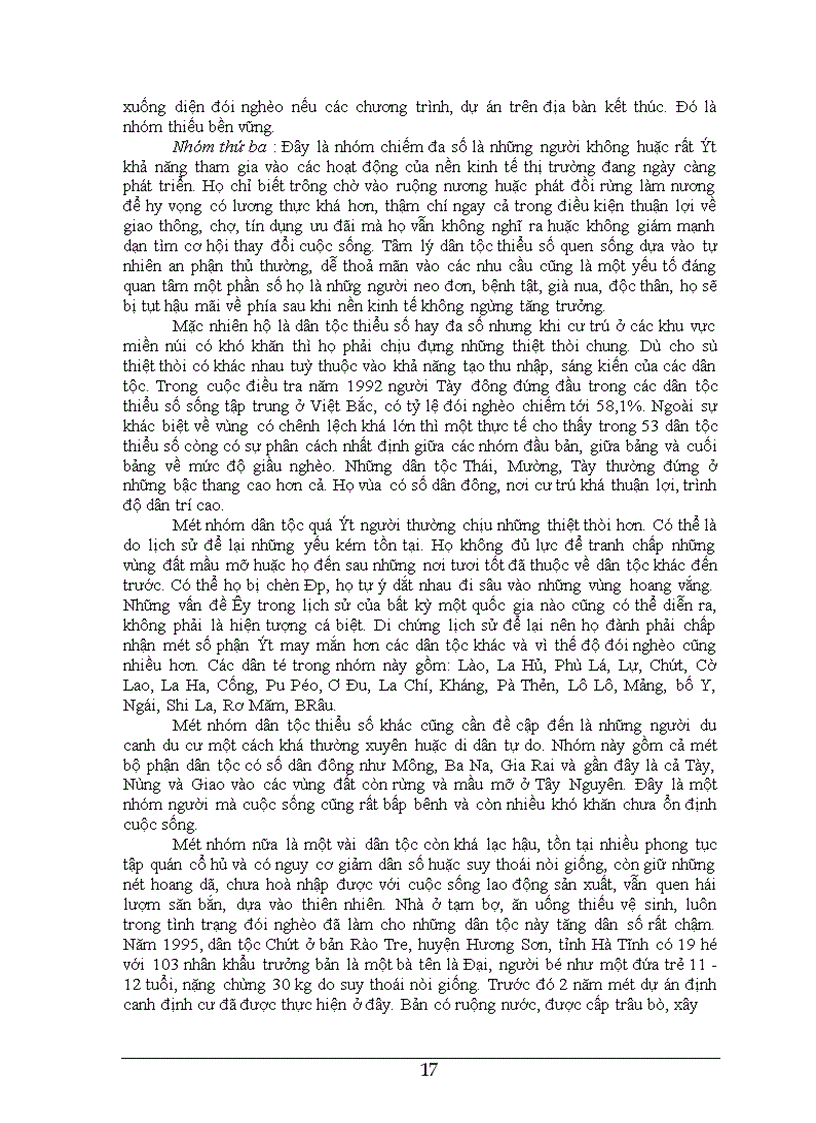image for page Chính sách xoá đói giảm nghèo cho đồng bào các dân tộc thiểu số, thực trạng và giải pháp