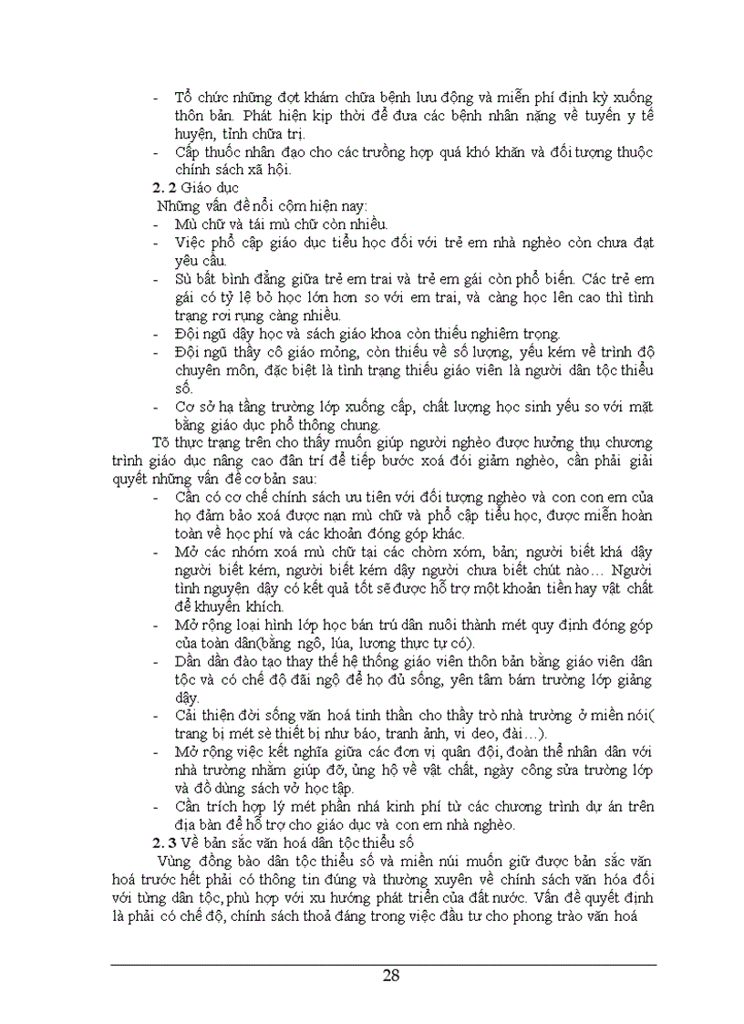 image for page Chính sách xoá đói giảm nghèo cho đồng bào các dân tộc thiểu số, thực trạng và giải pháp