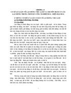 Cơ sở lý luận về lao động việc làm và chuyển dịch cơ cấu lao động trong thời kỳ công nghiệp hoá - hiện đại hoá
