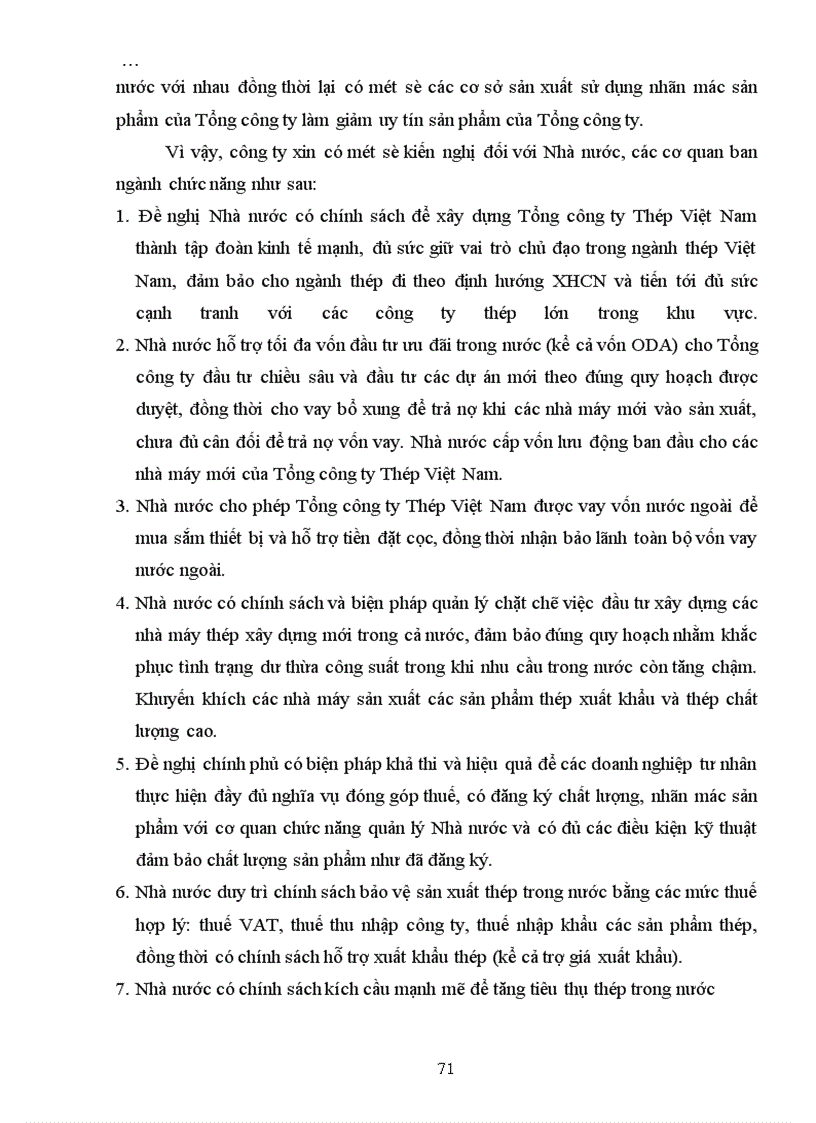 image for page Giải pháp nâng cao khả năng cạnh tranh thép xây dựng của Tổng công ty thép Việt Nam , giai đoạn 2001-2005