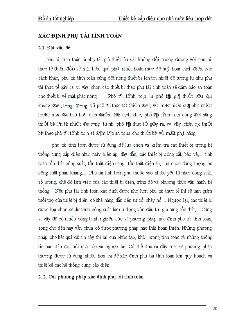 image for page Thiết kế Hệ thống cung cấp điện cho Công ty trách nhiệm hữu hạn một thành viên Dệt Nam định