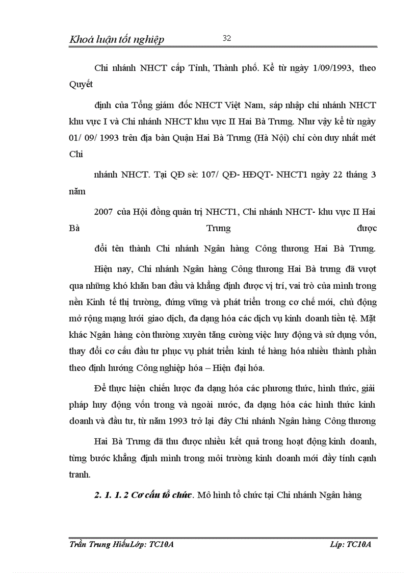 image for page Xử lý nợ xấu tại Chi nhánh Ngân hàng Công thương Hai Bà Trưng - Hà Nội. Thực trạng và giải pháp