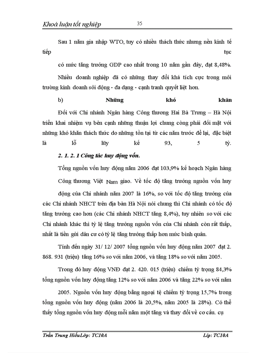 image for page Xử lý nợ xấu tại Chi nhánh Ngân hàng Công thương Hai Bà Trưng - Hà Nội. Thực trạng và giải pháp