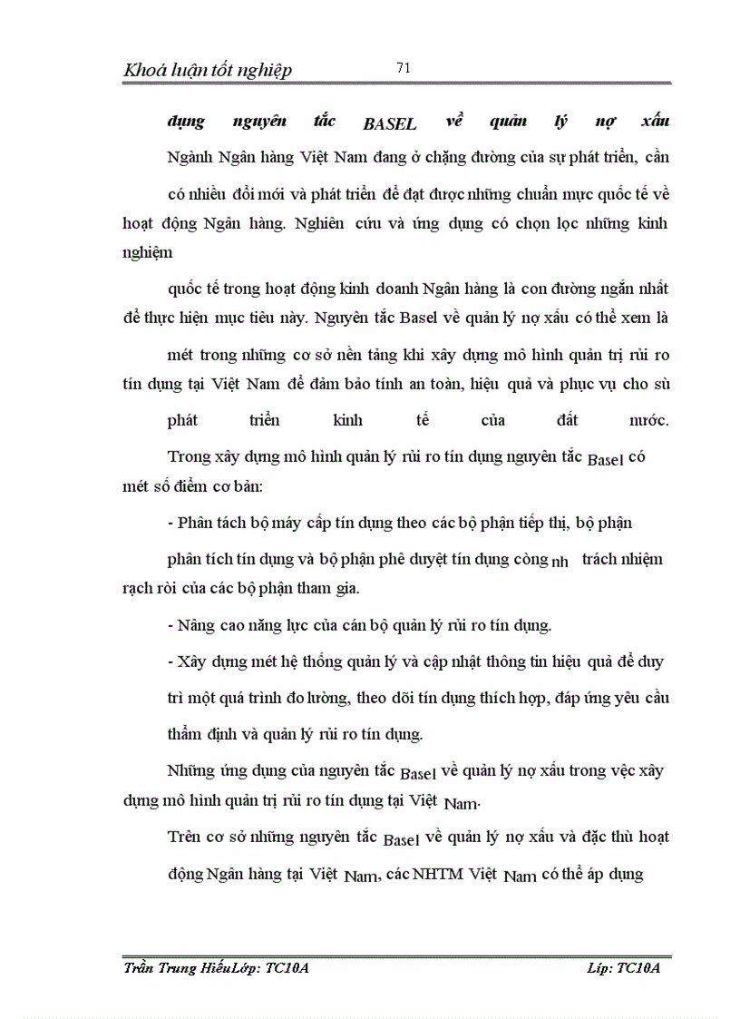 image for page Xử lý nợ xấu tại Chi nhánh Ngân hàng Công thương Hai Bà Trưng - Hà Nội. Thực trạng và giải pháp