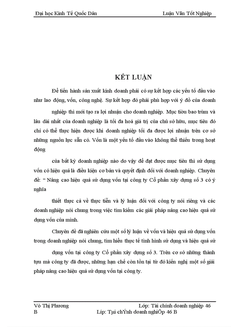 image for page Nâng cao hiệu quả sử dụng vốn tại Công ty Cổ phần xây dựng số 3 - Tổng công ty Đầu tư và phát triển nhà Hà Nội