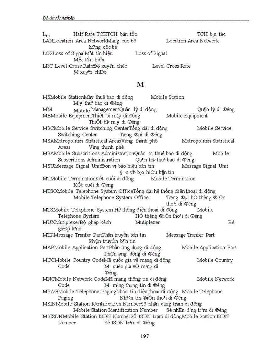image for page Đồ án tốt nghiệp: Thông tin di động GSM