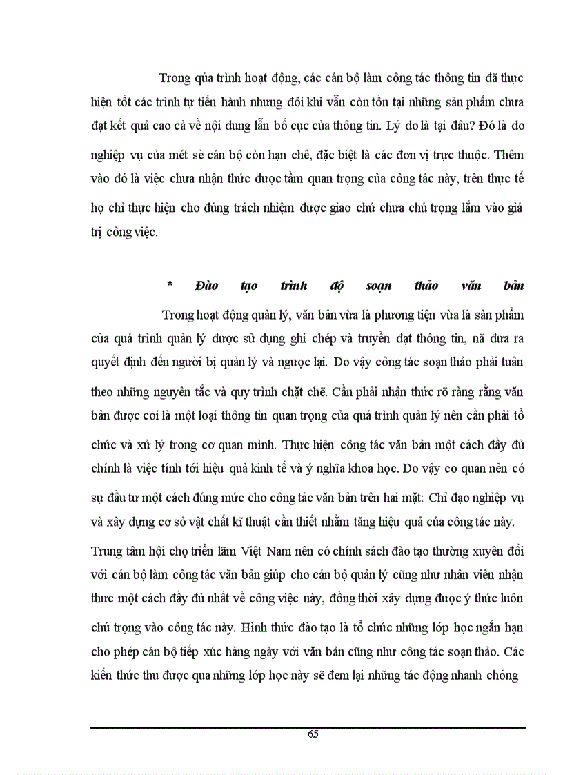 image for page Một số biện pháp nhằm nâng cao hiệu quả ứng dụng CNTT trong quản lý tại TT HCTLVN