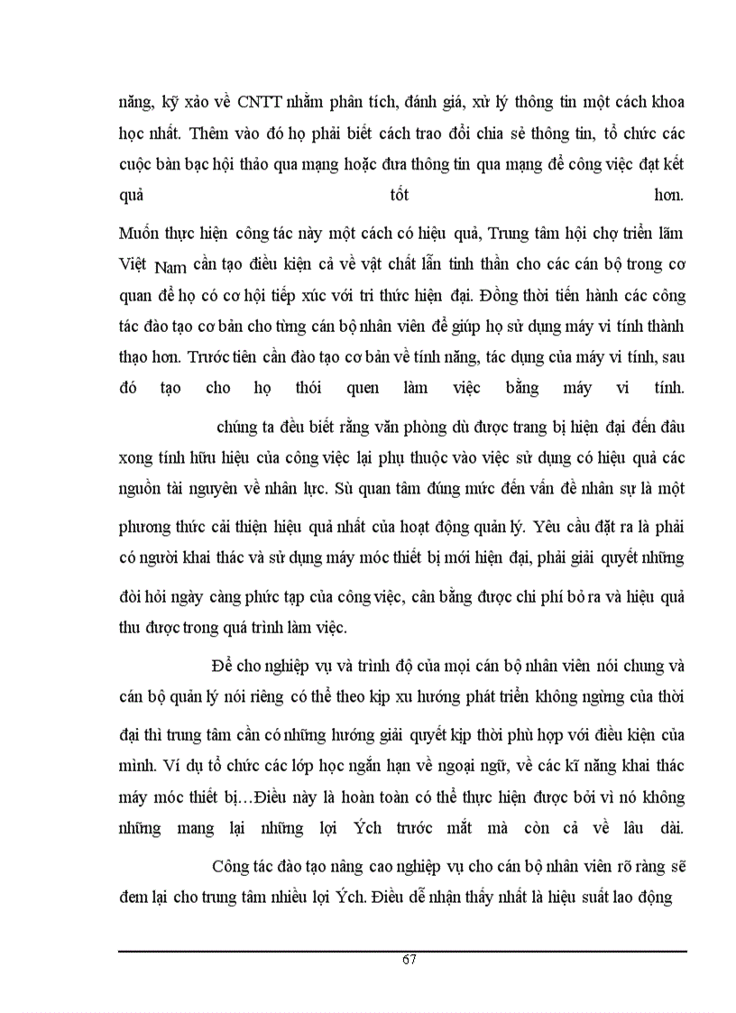 image for page Một số biện pháp nhằm nâng cao hiệu quả ứng dụng CNTT trong quản lý tại TT HCTLVN