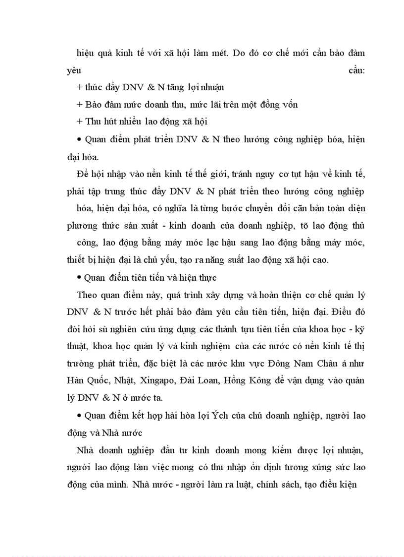image for page Một số định hướng về chính sách nhằm phát triển DNV&N ở Việt Nam giai đoạn 2001- 2010