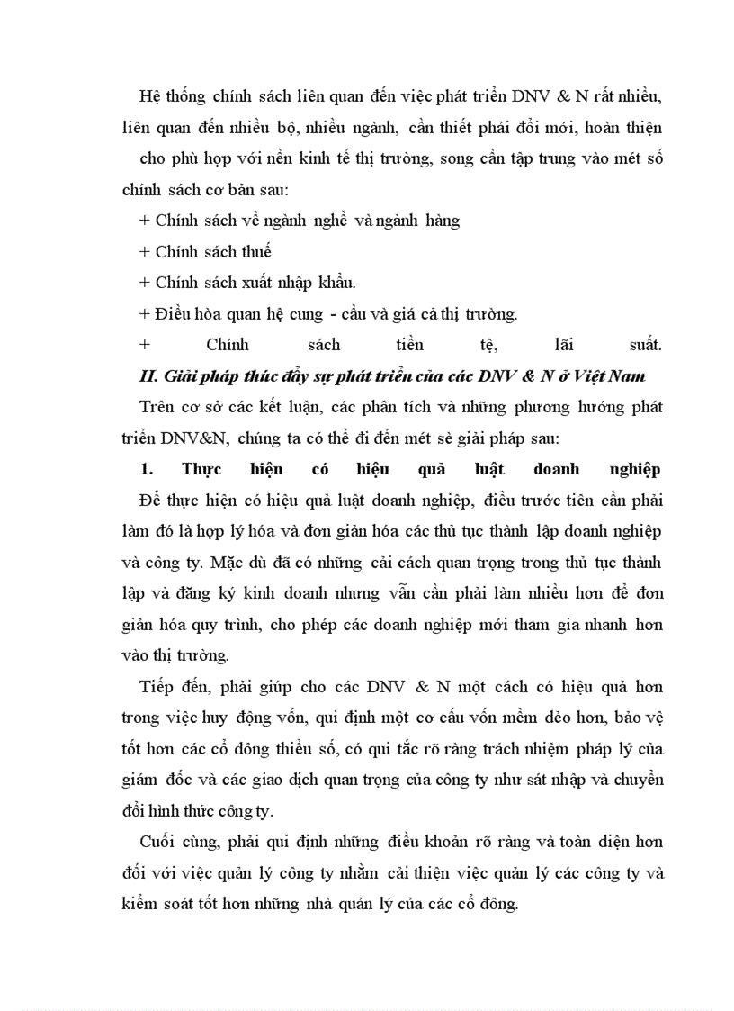 image for page Một số định hướng về chính sách nhằm phát triển DNV&N ở Việt Nam giai đoạn 2001- 2010