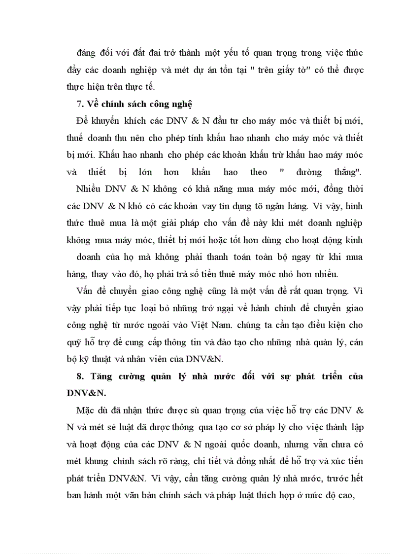 image for page Một số định hướng về chính sách nhằm phát triển DNV&N ở Việt Nam giai đoạn 2001- 2010