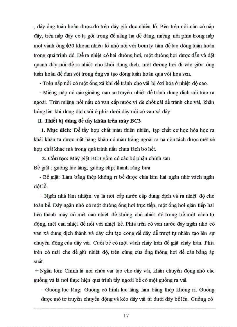 image for page Báo cáo dây chuyền nhuộm khăn chùi trân bằng thuốc nhuộm hoạt tính hoàn nguyên trên thiết bị máy nhuộm cao áp hai họng KDD của Trung Quốc