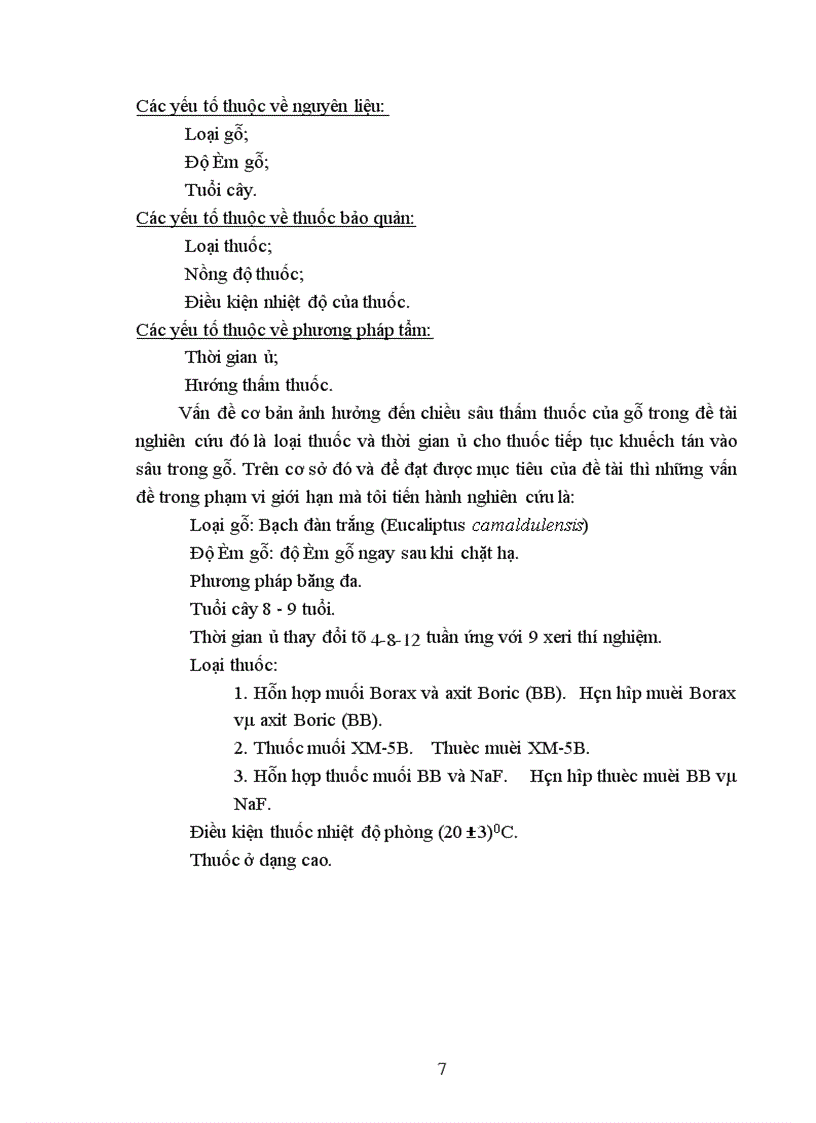 image for page Nghiên cứu sự ảnh hưởng của loại thuốc bảo quản và thời gian ủ đến độ sâu thấm thuốc đối với gỗ bạch đàn trắng bằng phương pháp băng đa
