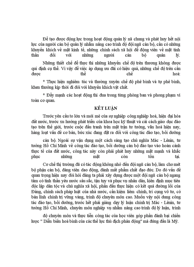 image for page Tư tưởng Hồ Chí Minh về đào tạo huấn luyện đội ngũ cán bộ, sự vận dụng trong việc xây dựng đội ngũ cán bộ ở Trung tâm sản xuất phim THVN