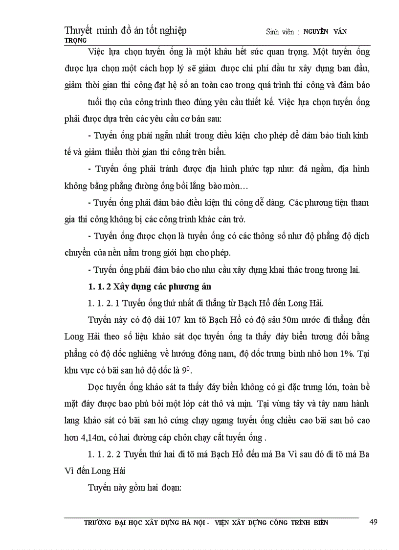 image for page Thiết kế dự án hệ thống thu gom dầu khí mỏ Bạch Hổ