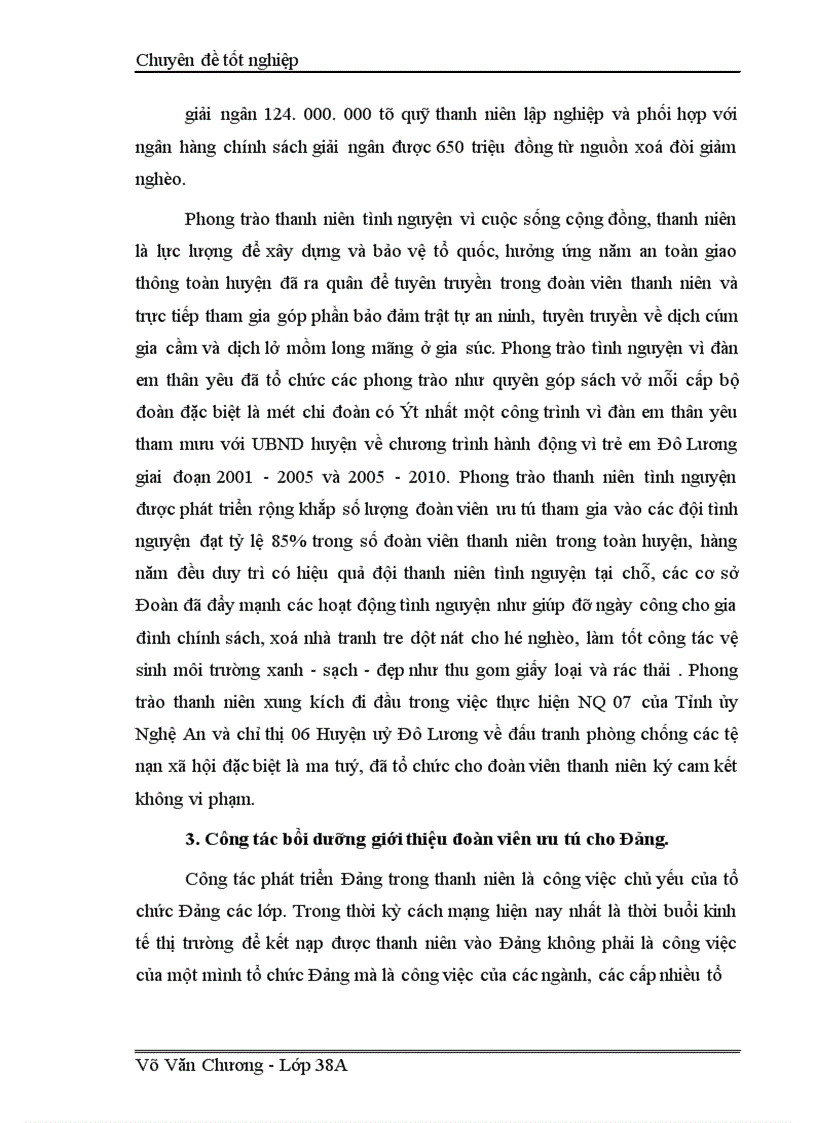 image for page Đoàn thanh niên Huyện Đô Lương - Tỉnh Nghệ An với công tác tham gia xây dựng Đảng