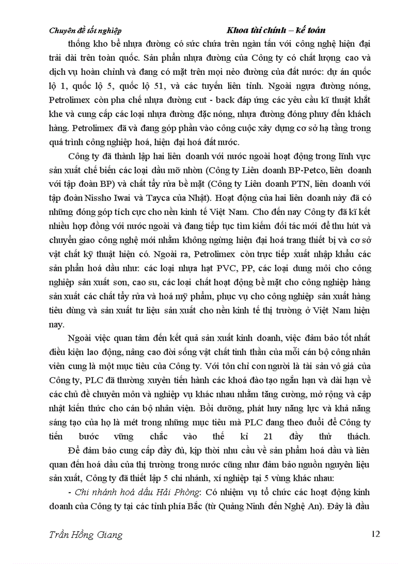 image for page Một số giải pháp hoàn thiện kế toán chi phí bán hàng và chi phí quản lý doanh nghiệp tại Tổng công ty cổ phần hoá dầu Petrolimex