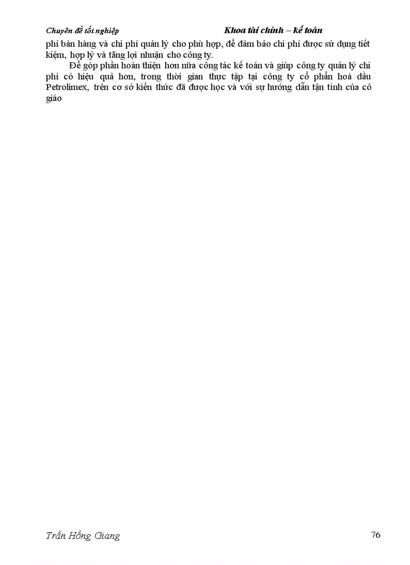 image for page Một số giải pháp hoàn thiện kế toán chi phí bán hàng và chi phí quản lý doanh nghiệp tại Tổng công ty cổ phần hoá dầu Petrolimex