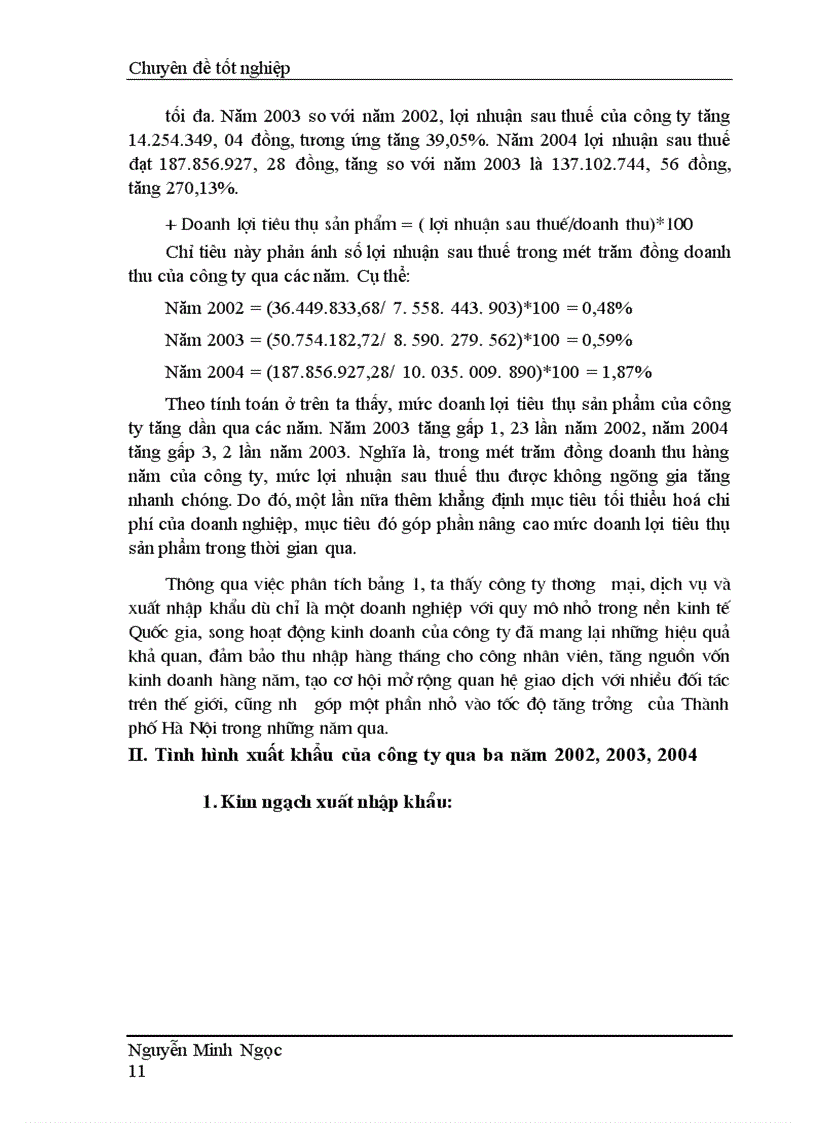 image for page Hoàn thiện chính sách Marketing xuất khẩu của Công ty Thương mại - dịch vụ và xuất nhập khẩu thời kỳ 2005-2010