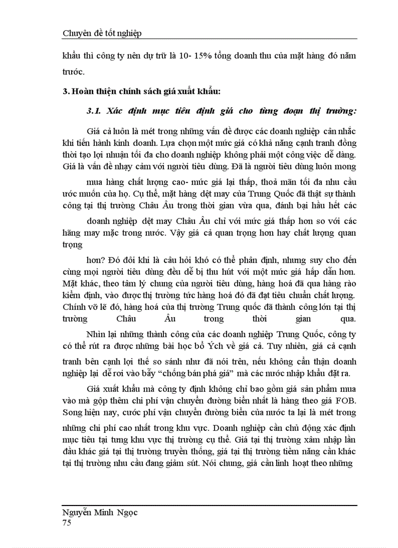 image for page Hoàn thiện chính sách Marketing xuất khẩu của Công ty Thương mại - dịch vụ và xuất nhập khẩu thời kỳ 2005-2010