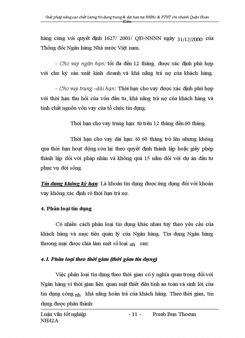 image for page Giải pháp nâng cao chất lượng tín dụng trung và dài hạn tại NHNo&PTNT chi nhánh Quận Hoàn Kiếm