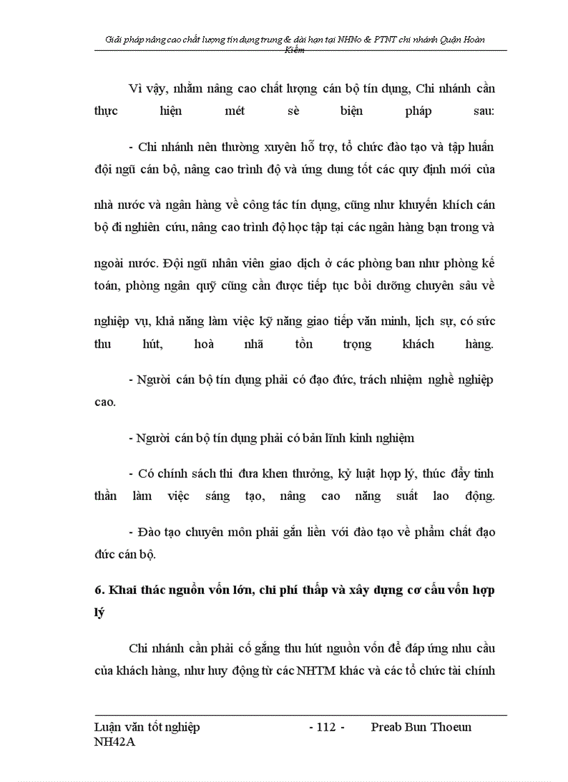 image for page Giải pháp nâng cao chất lượng tín dụng trung và dài hạn tại NHNo&PTNT chi nhánh Quận Hoàn Kiếm