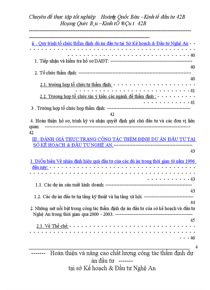 image for page Hoàn thiện và nâng cao chất lượng công tác thẩm định dự án đầu tư của Sở Kế hoạch & Đầu tư Nghệ An
