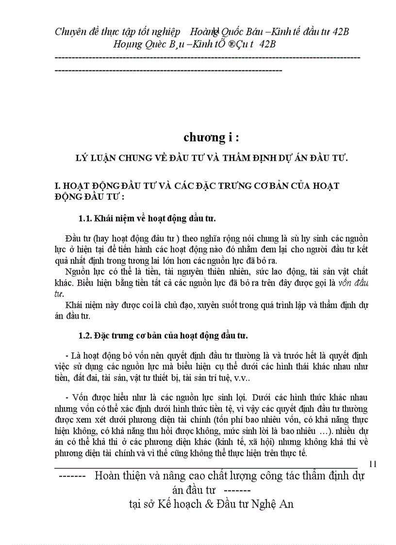 image for page Hoàn thiện và nâng cao chất lượng công tác thẩm định dự án đầu tư của Sở Kế hoạch & Đầu tư Nghệ An