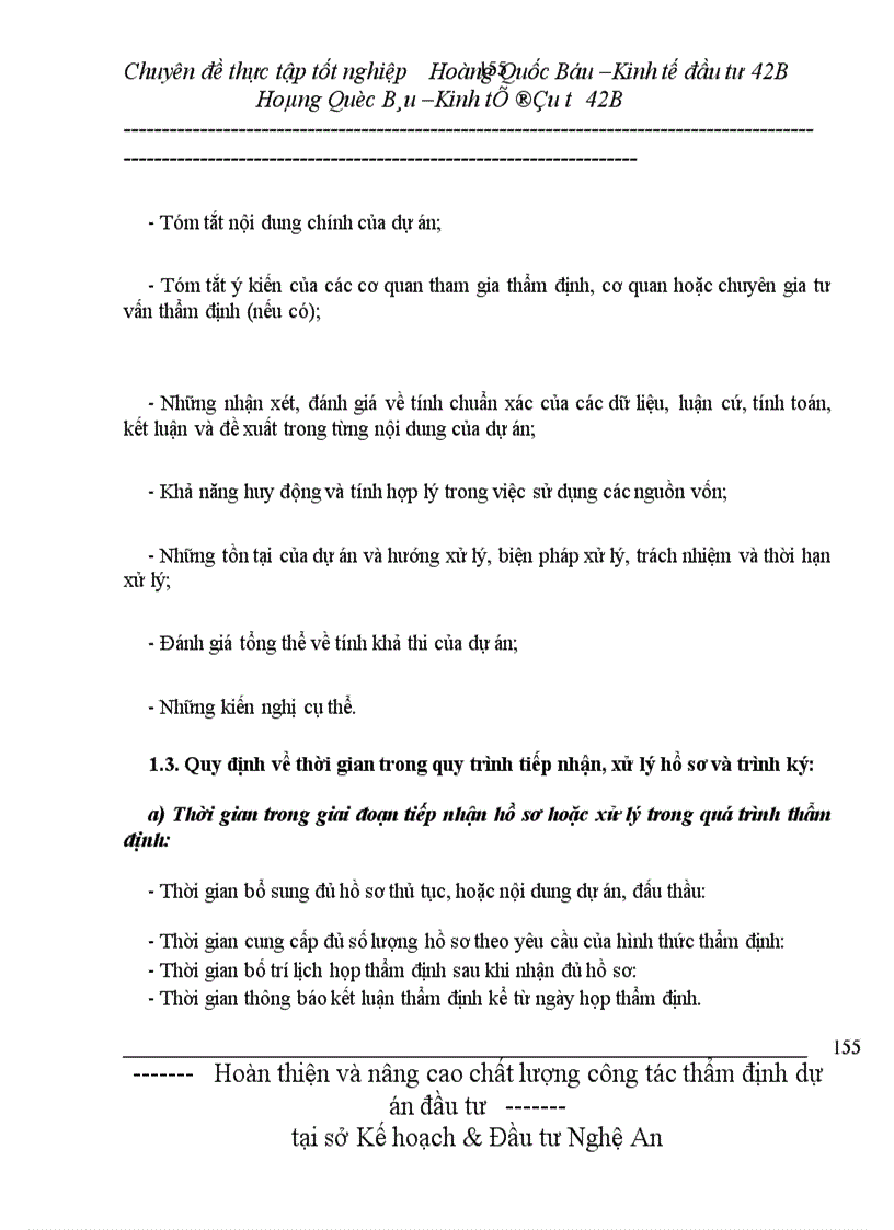 image for page Hoàn thiện và nâng cao chất lượng công tác thẩm định dự án đầu tư của Sở Kế hoạch & Đầu tư Nghệ An