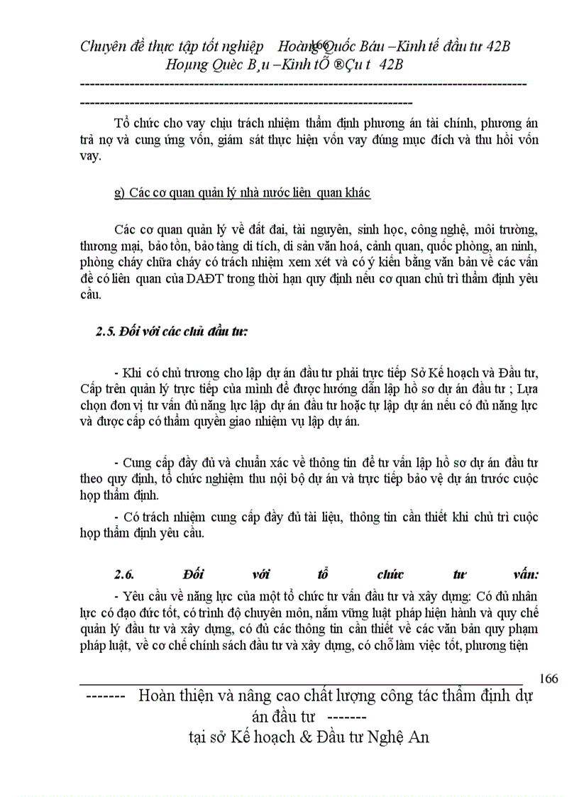 image for page Hoàn thiện và nâng cao chất lượng công tác thẩm định dự án đầu tư của Sở Kế hoạch & Đầu tư Nghệ An