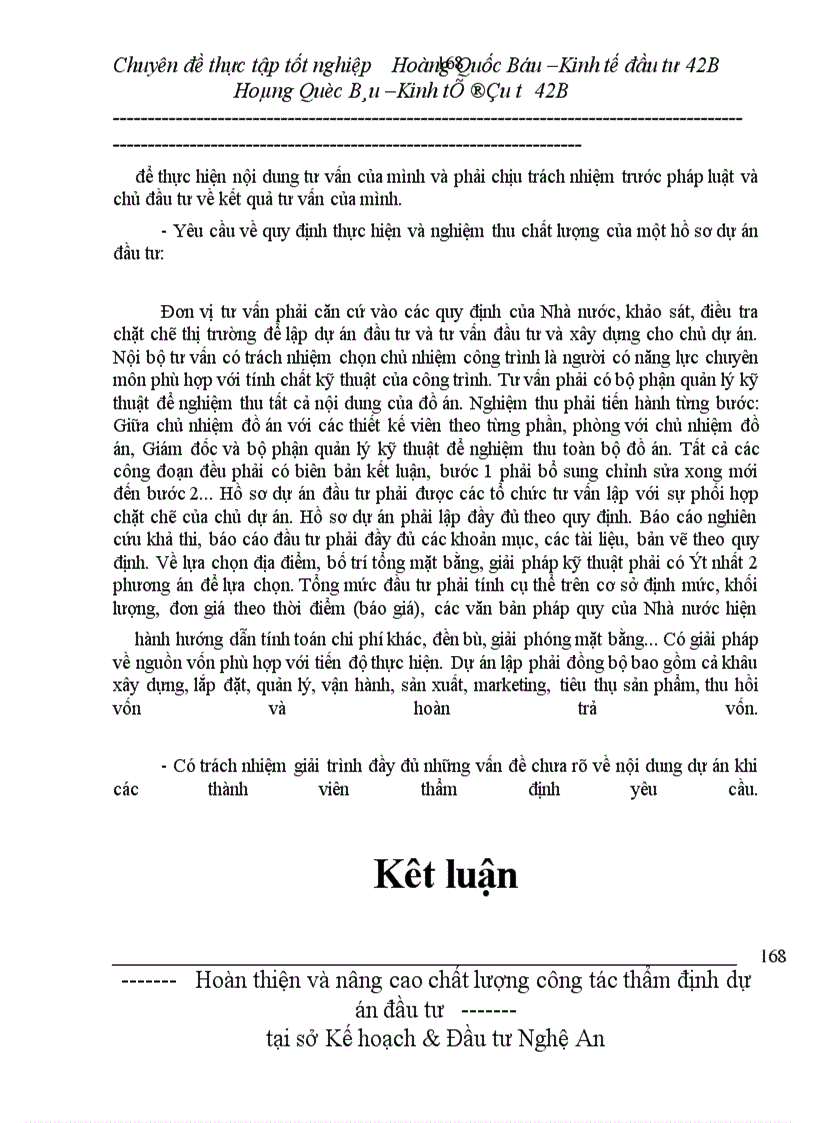 image for page Hoàn thiện và nâng cao chất lượng công tác thẩm định dự án đầu tư của Sở Kế hoạch & Đầu tư Nghệ An