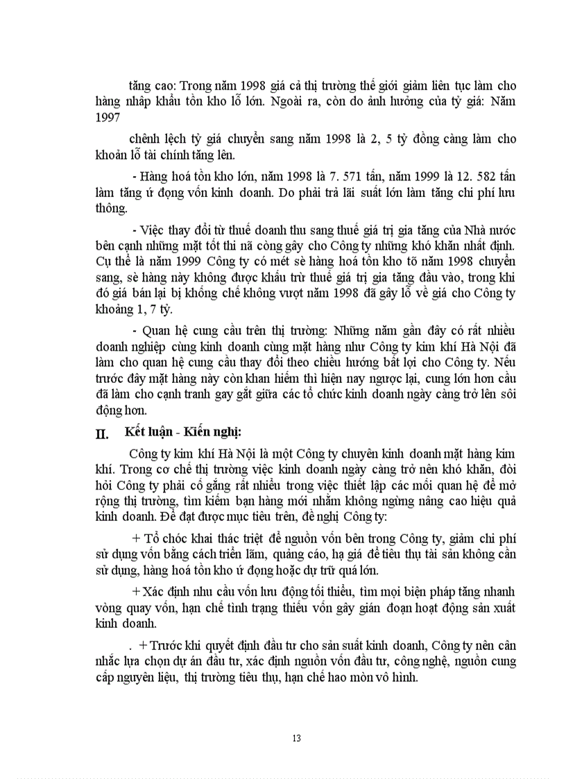 image for page Báo cáo thực tập tại công ty kim khí hà nội