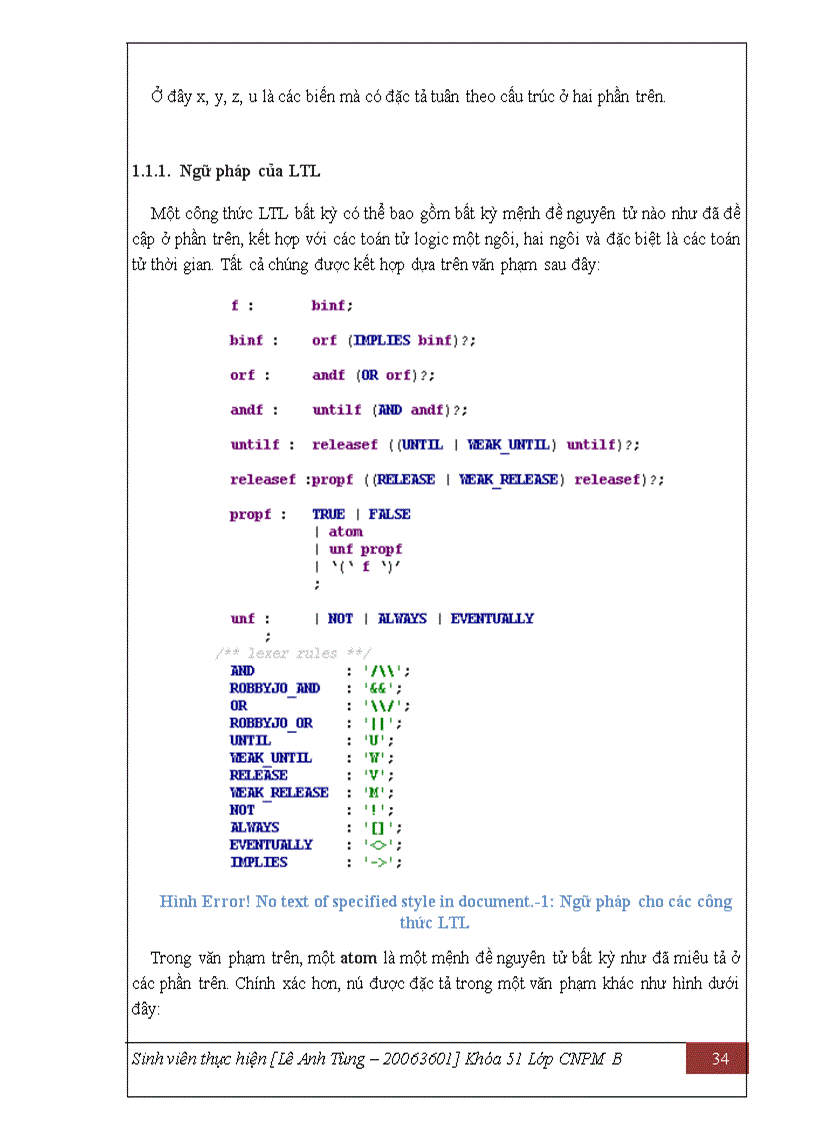 image for page Xây dựng công cụ kiểm chứng mô hình phần mềm kiểm tra các chương trình hữu hạn, dựa trên hệ thống Java Path-Finder