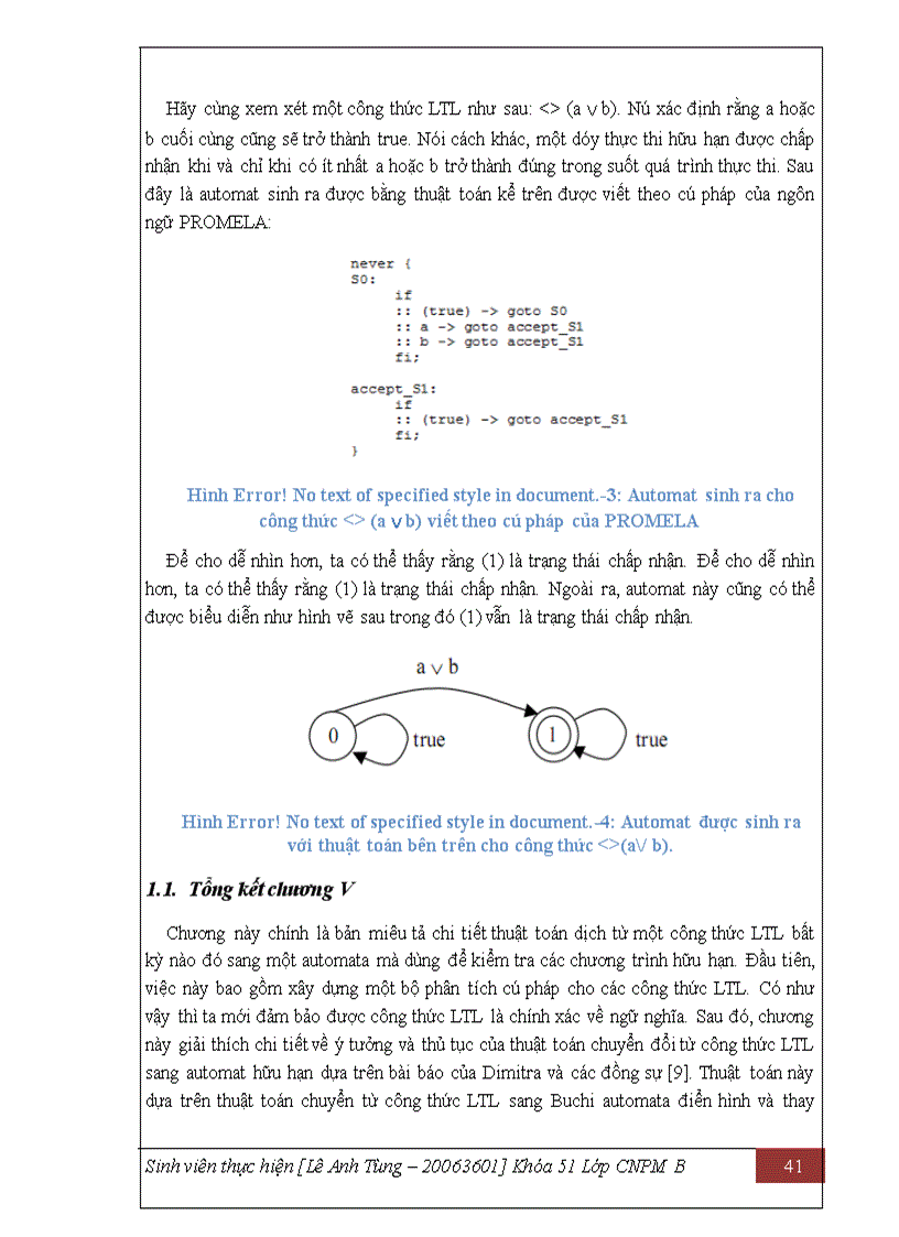 image for page Xây dựng công cụ kiểm chứng mô hình phần mềm kiểm tra các chương trình hữu hạn, dựa trên hệ thống Java Path-Finder
