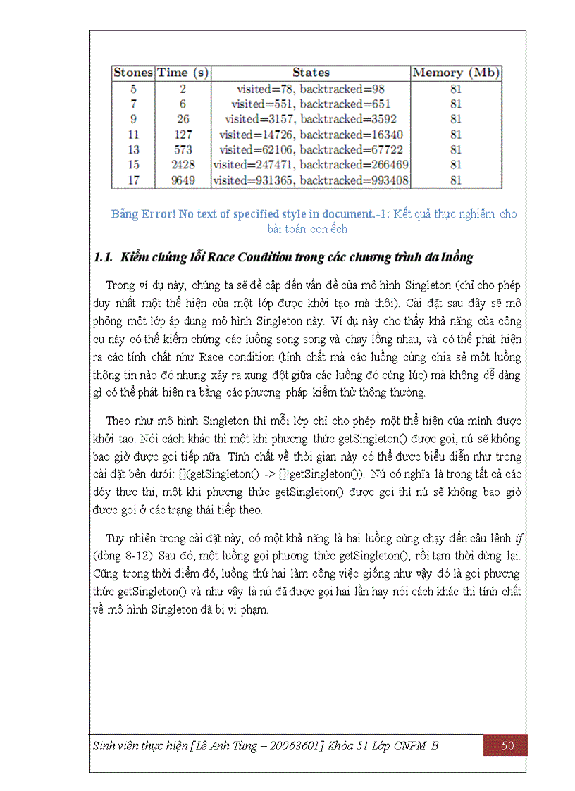 image for page Xây dựng công cụ kiểm chứng mô hình phần mềm kiểm tra các chương trình hữu hạn, dựa trên hệ thống Java Path-Finder