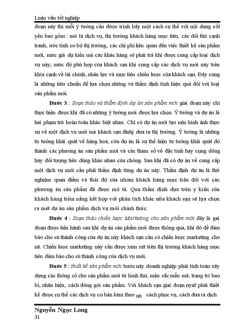 image for page Hoàn thiện chính sách sản phẩm tại khách sạn Xuân Hoà